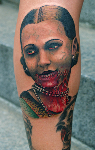 Tattoos - Skin Rips tattoos -  I ripped my lip off!
